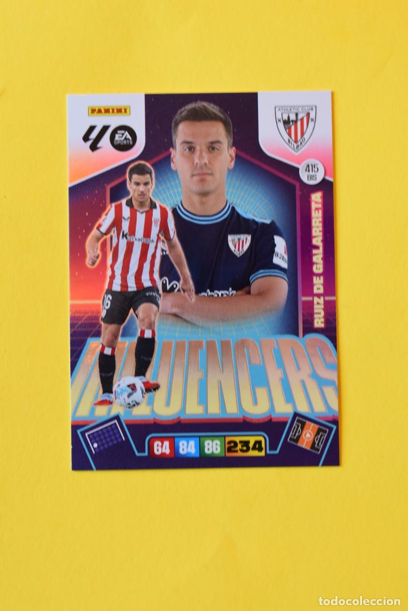 Cromos de Futebol: Cromo Adrenalyn XL. 2025 2026. 25 26. Ruiz de Galarreta. Bilbao. N &ordm; 415 BIS. Influencers.