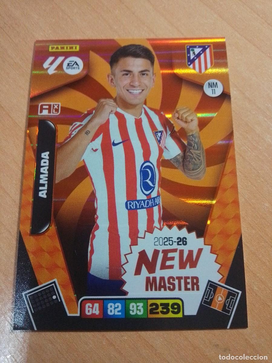 Cromos de Futebol: NM11 ALMADA NEW MASTER ATL&Eacute;TICO DE MADRID 25 26 ADRENALYN XL 2025 2026