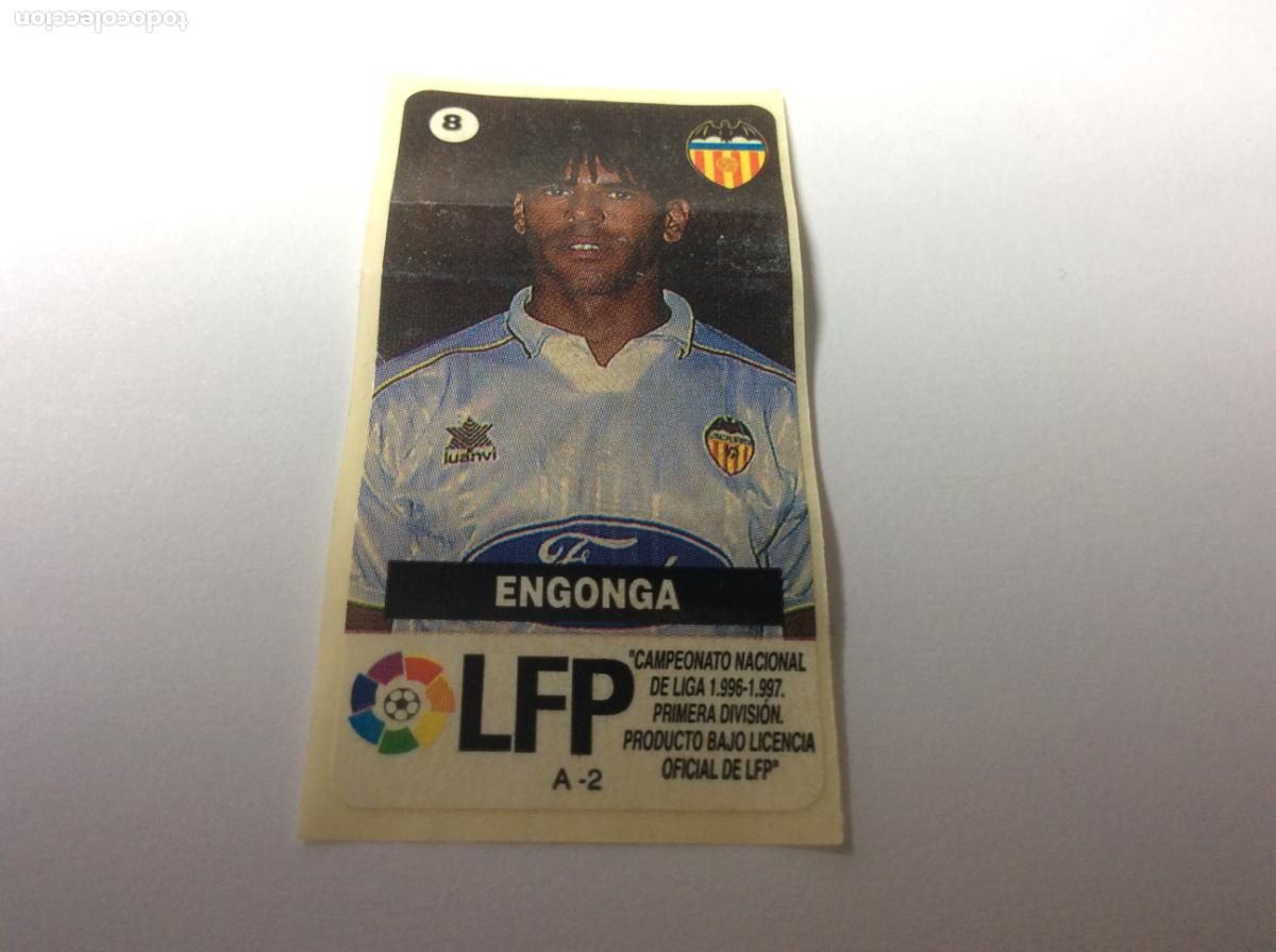Cartes &agrave; collectionner de Football: Engonga Valencia CHICLES VIDAL 1996/97
