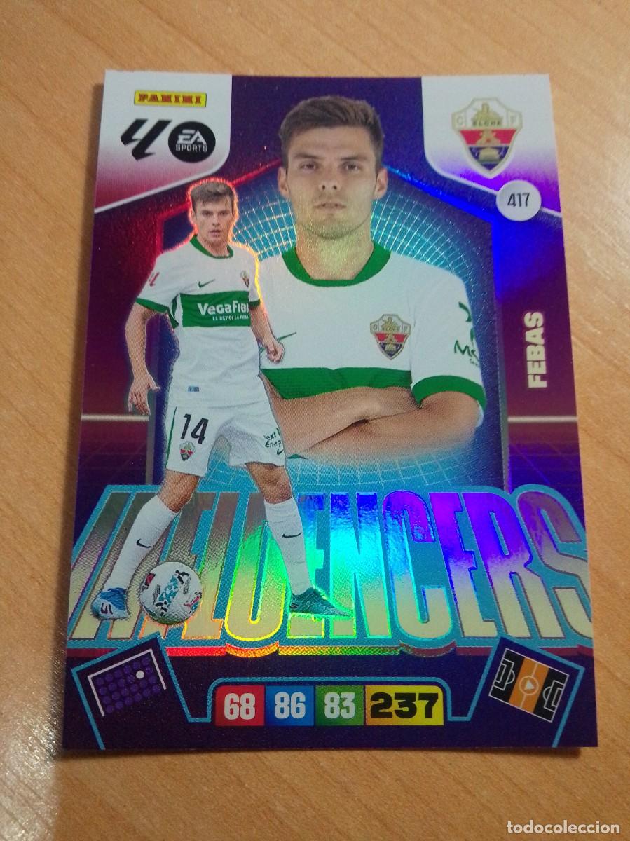 Cartes &agrave; collectionner de Football: 417 FEBAS INFLUENCERS DEL ELCHE 25 26 ADRENALYN XL 2025 2026
