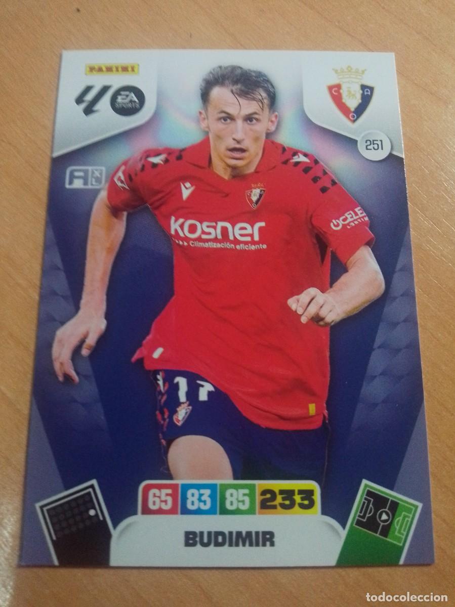 Cartes &agrave; collectionner de Football: 251 BUDIMIR DEL OSASUNA 25 26 ADRENALYN XL 2025 2026 NUEVO