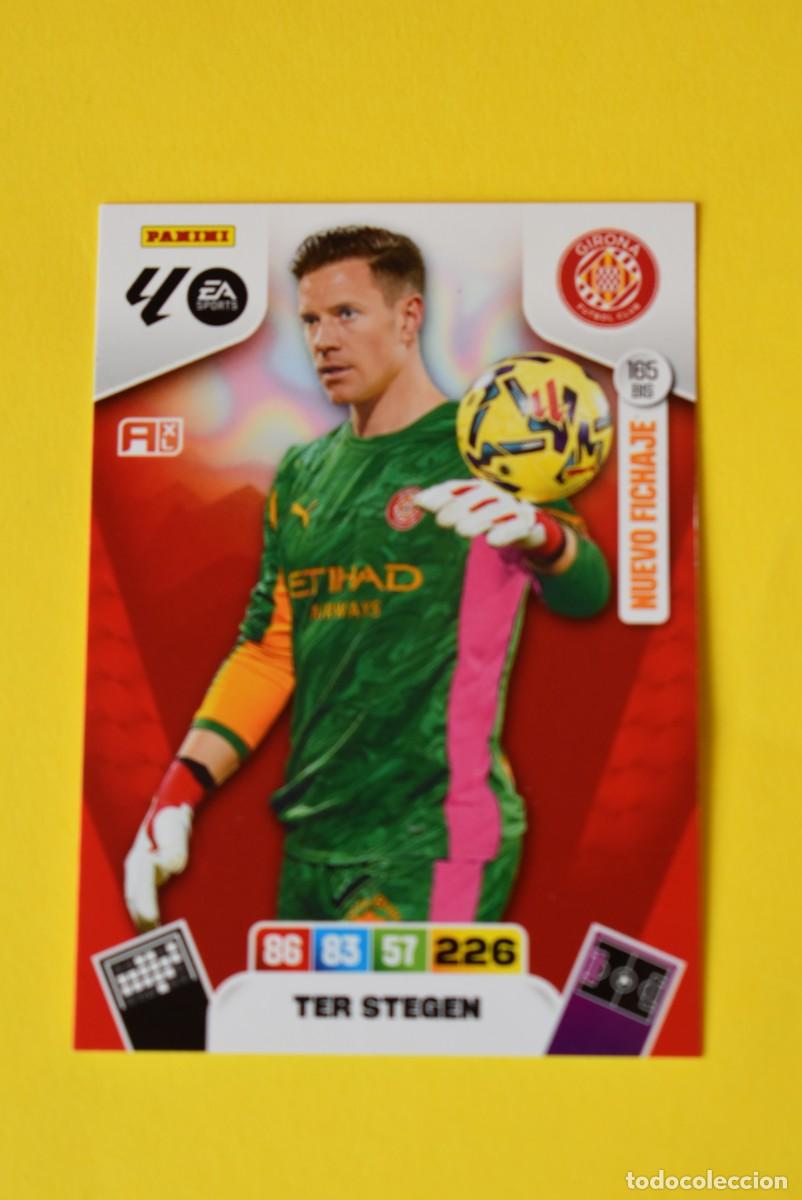 Cromos de F&uacute;tbol: Cromo Adrenalyn XL. 2025 2026. 25 26. Ter Stegen. Girona. N &ordm; 165 BIS. Nuevo Fichaje. sin activar