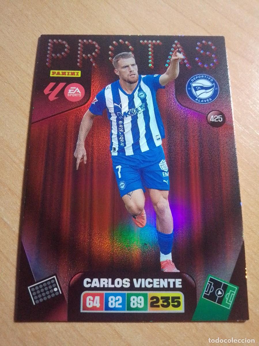 Cromos de F&uacute;tbol: 425 CARLOS VICENTE PROTAS DEL ALAV&Eacute;S 25 26 ADRENALYN XL 2025 2026