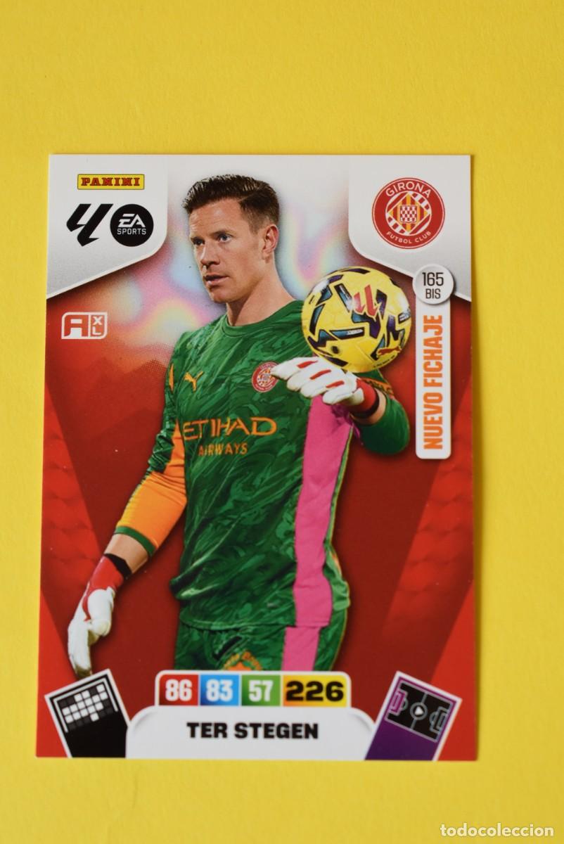 Cromos de F&uacute;tbol: Cromo Adrenalyn XL. 2025 2026. 25 26. Ter Stegen. Girona. N &ordm; 165 BIS. Nuevo Fichaje. sin activar