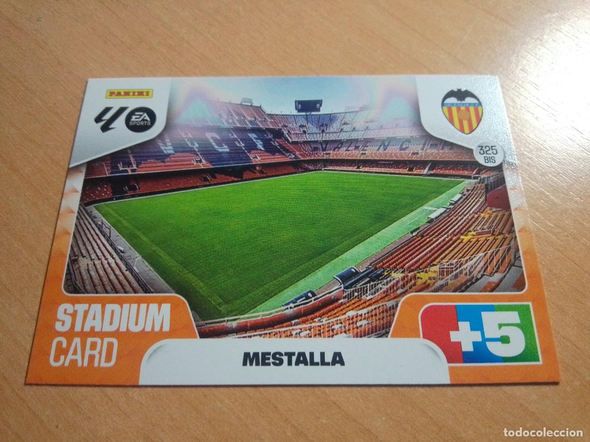 Cromos de F&uacute;tbol: 325 BIS MESTALLA ESTADIO DEL VALENCIA 25 26 ADRENALYN XL 2025 2026 NUEVO