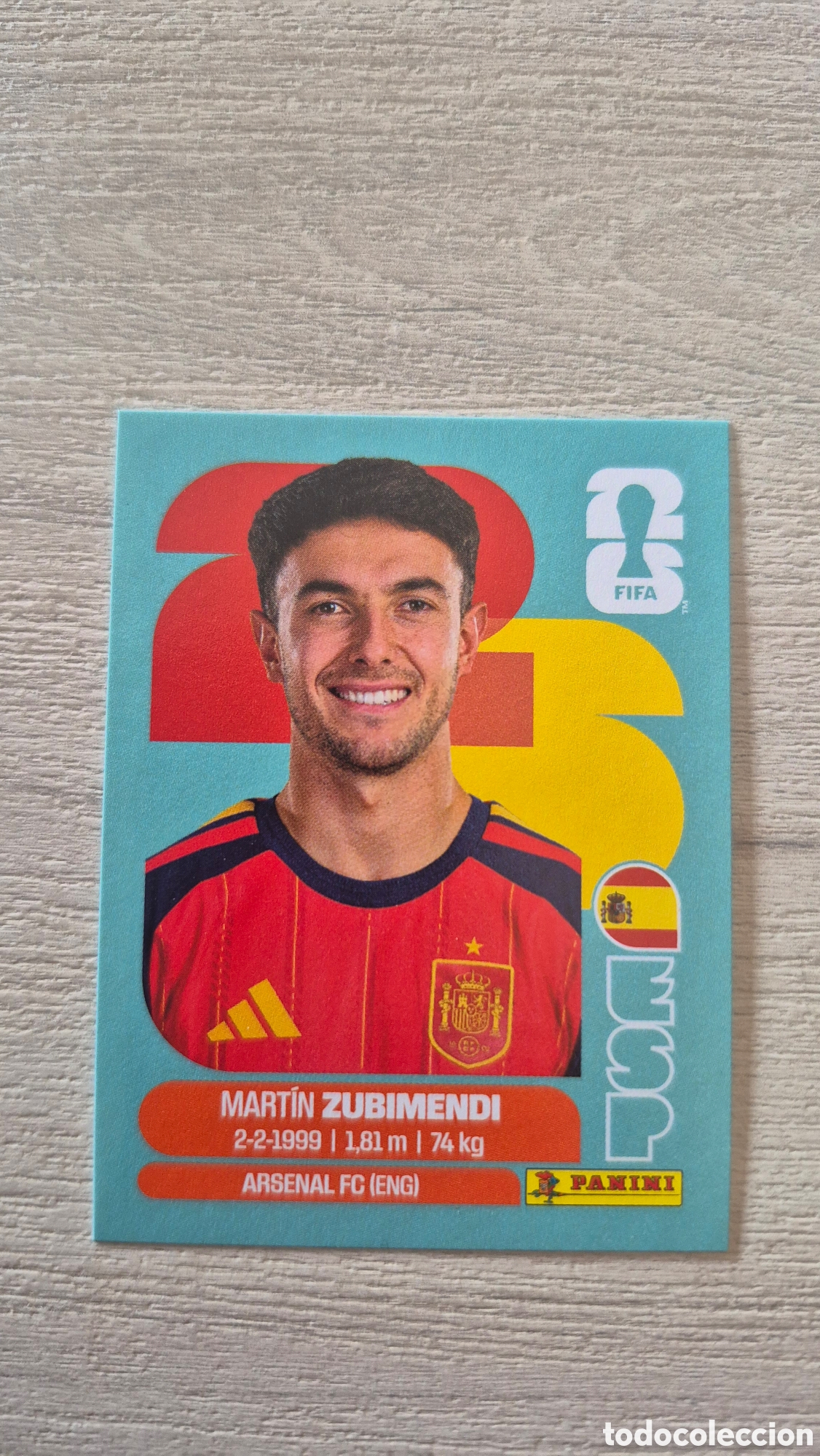 Cromos de F&uacute;tbol: ESP9 Zubimendi FIFA World Cup 2026
