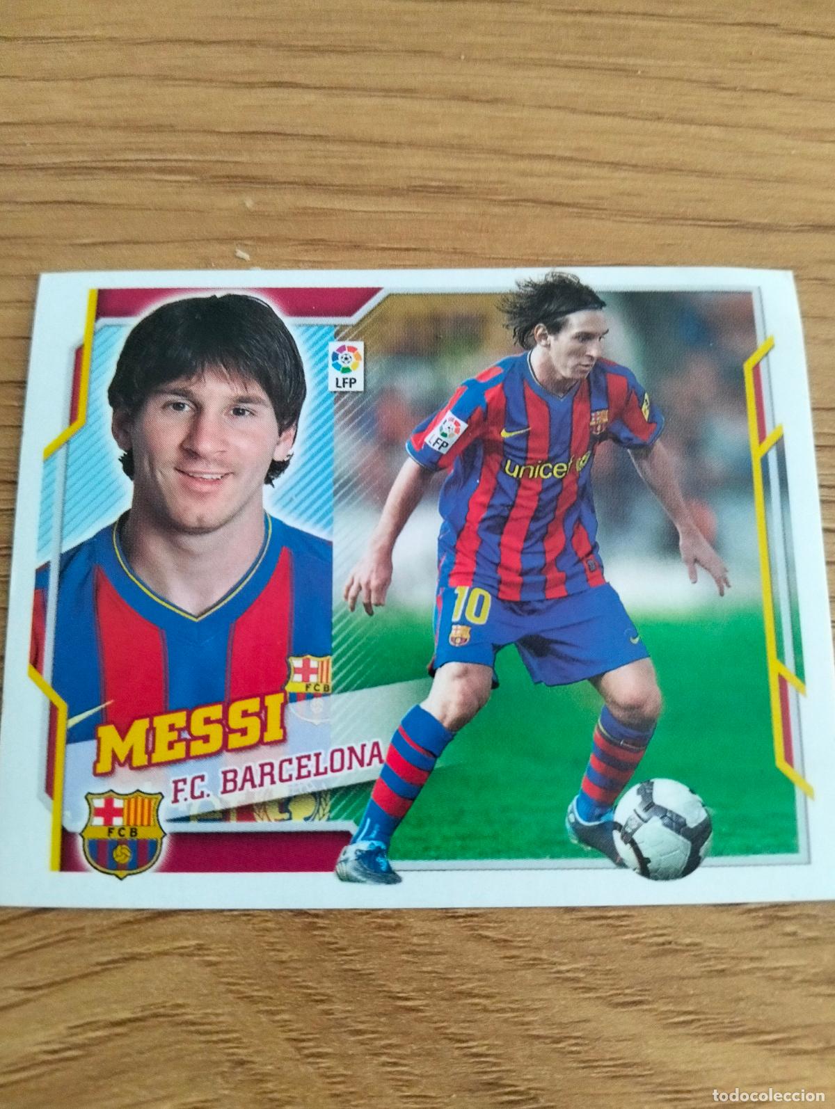 Cromos de F&uacute;tbol: Cromo Messi 2010-2011