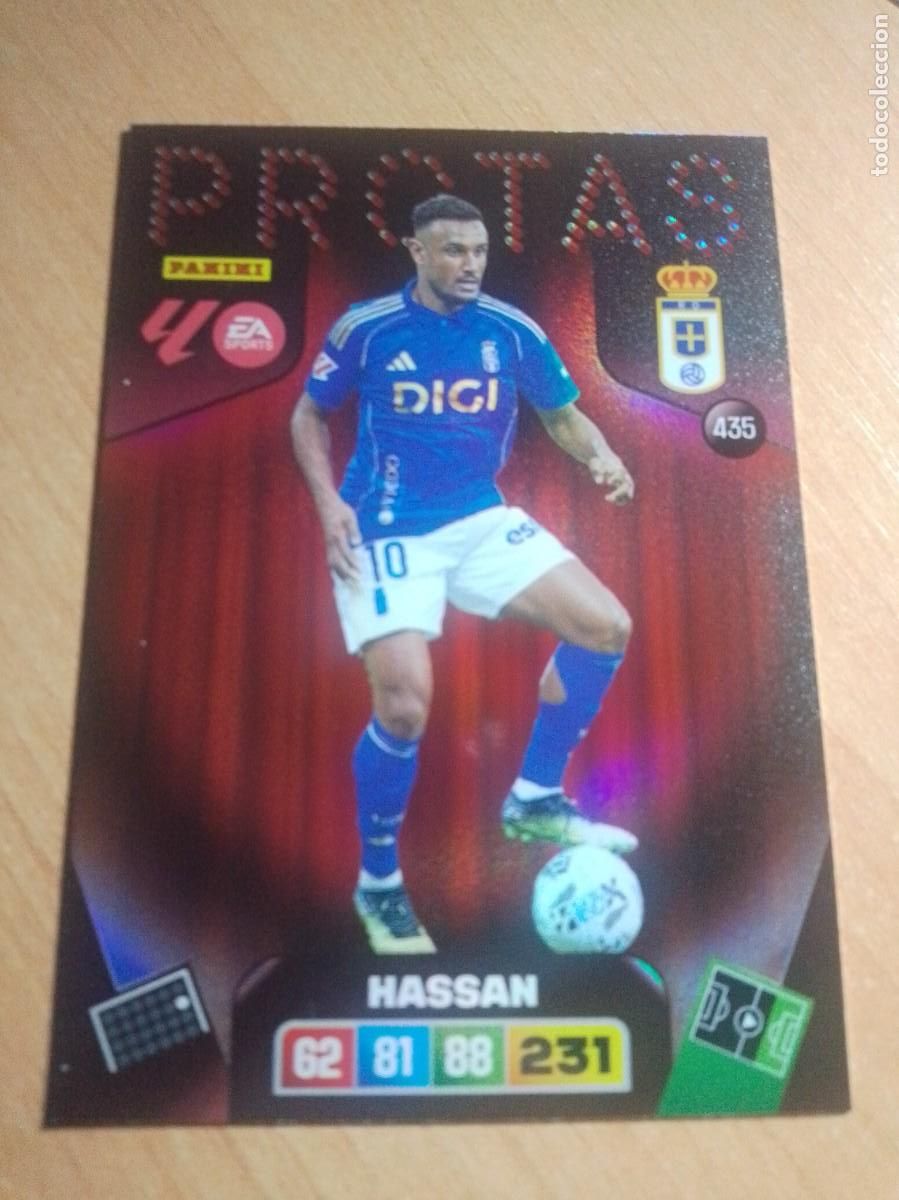 Cromos de F&uacute;tbol: 435 HASSAN PROTAS DEL OVIEDO 25 26 ADRENALYN XL 2025 2026