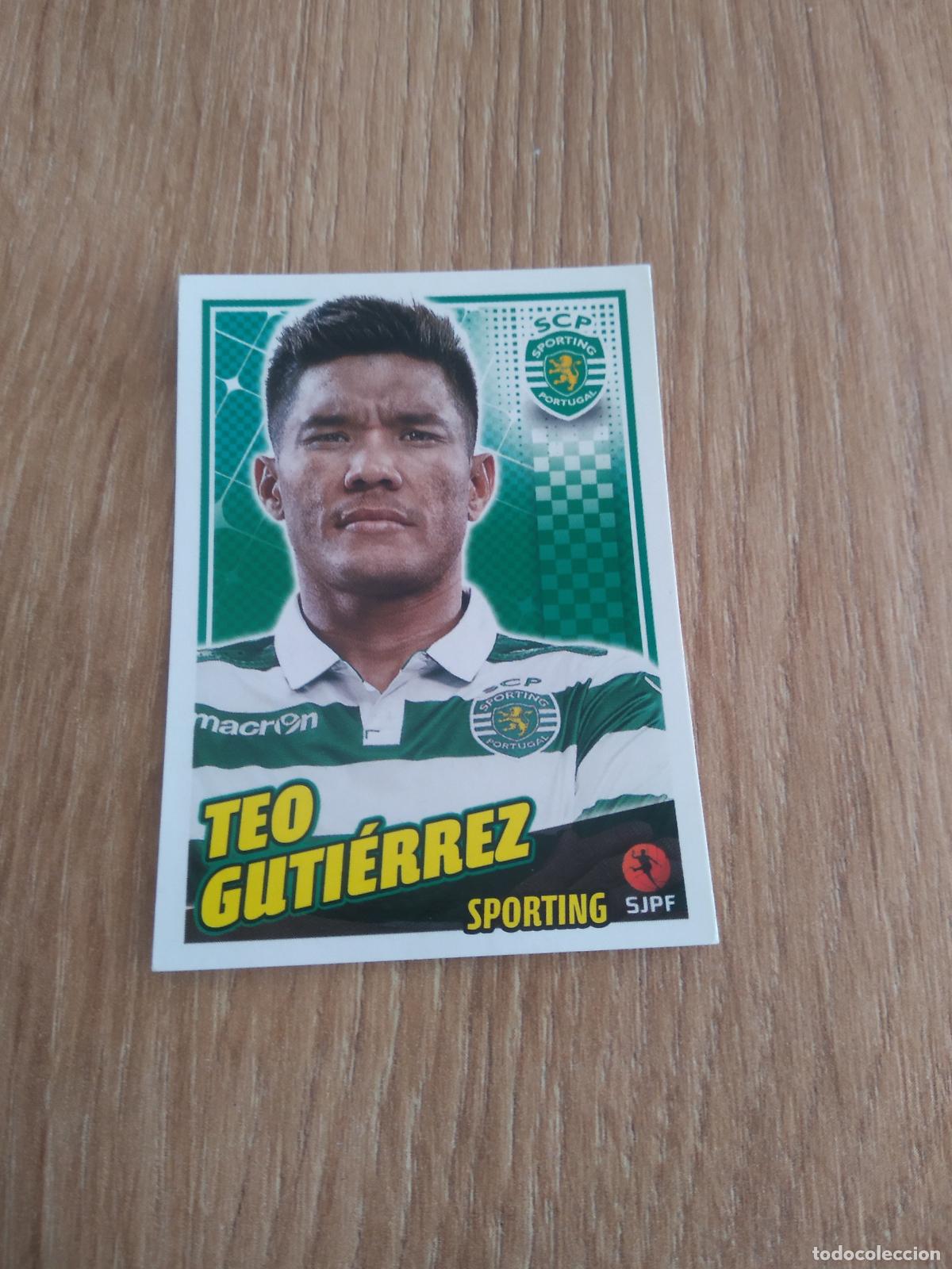 Cromos de F&uacute;tbol: 282 TEO GUTIERREZ SPORTING CROMO FUTBOL PANINI LIGA PORTUGAL 2015-2016 FUTEBOL 15-16
