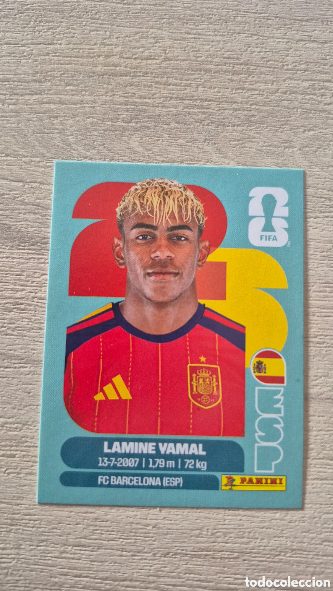 Cromos de F&uacute;tbol: ESP15 Lamine Yamal FIFA World Cup 2026