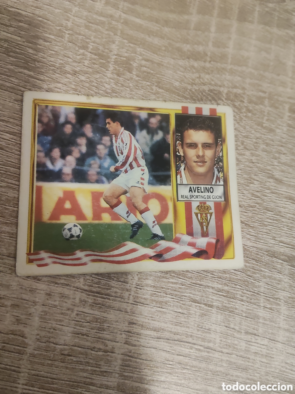Cromos de F&uacute;tbol: Avelino Sporting de Gij&oacute;n liga 1995 1996 95 96 ediciones este