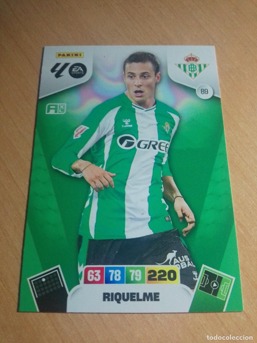 Cromos de F&uacute;tbol: 89 RIQUELME DEL BETIS 25 26 ADRENALYN XL 2025 2026