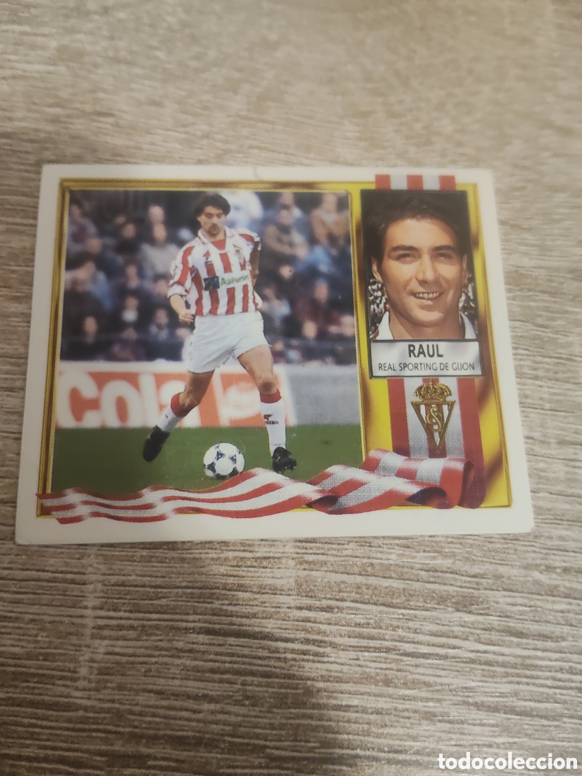 Cromos de F&uacute;tbol: Ra&uacute;l Sporting de Gij&oacute;n liga 1995 1996 95 96 ediciones este