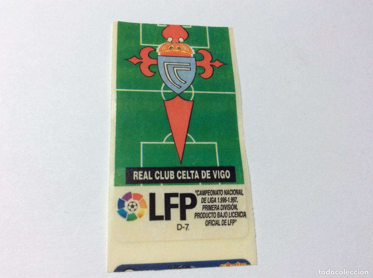 Cromos de F&uacute;tbol: Escudo Celta de Vigo CHICLES VIDAL 1996/97