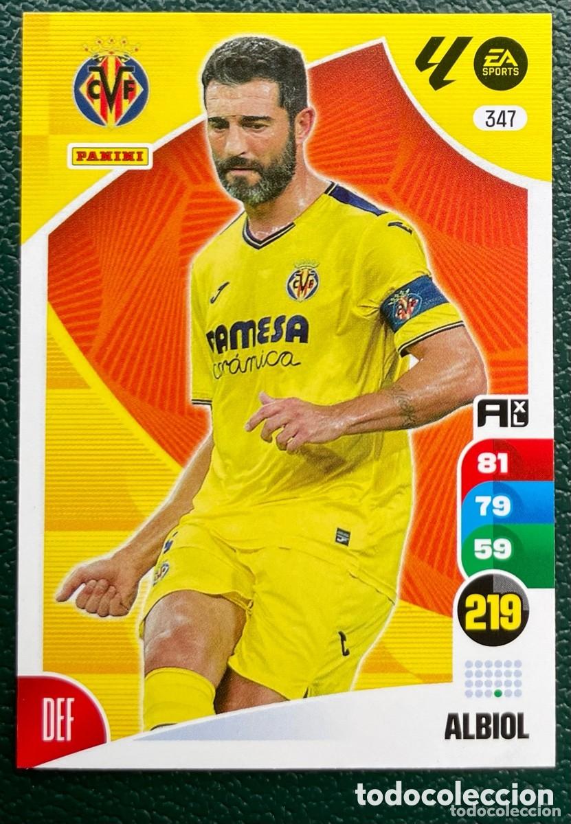 Cromos de F&uacute;tbol: 347 ALBIOL VILLARREAL CF FICHAS ALBUM ADRENALYN XL 2024 2025 24 25