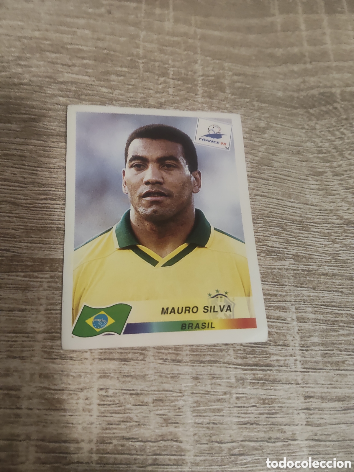 Cromos de F&uacute;tbol: Panini mundial Francia 98 24 Mauro Silva Brasil