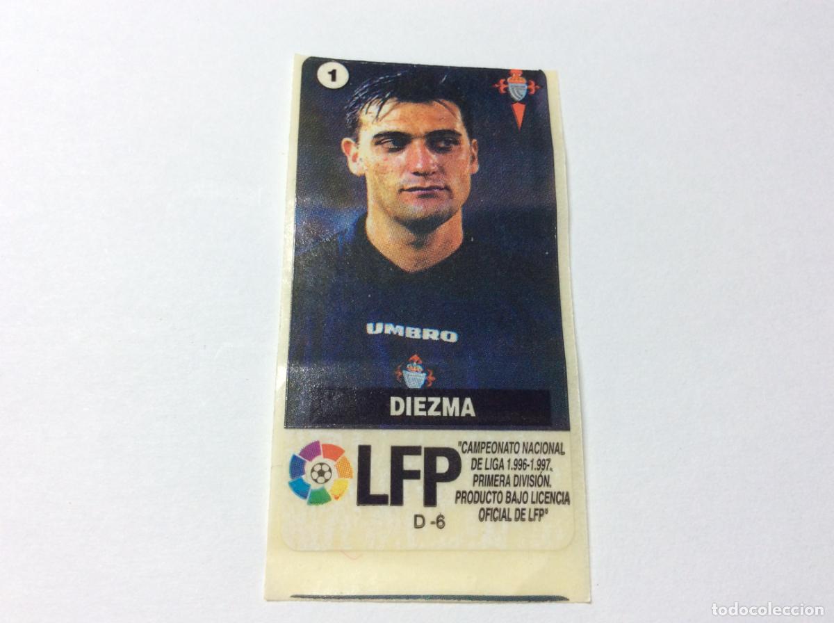 Cromos de F&uacute;tbol: Diezma Celta de Vigo CHICLES VIDAL 1996/97