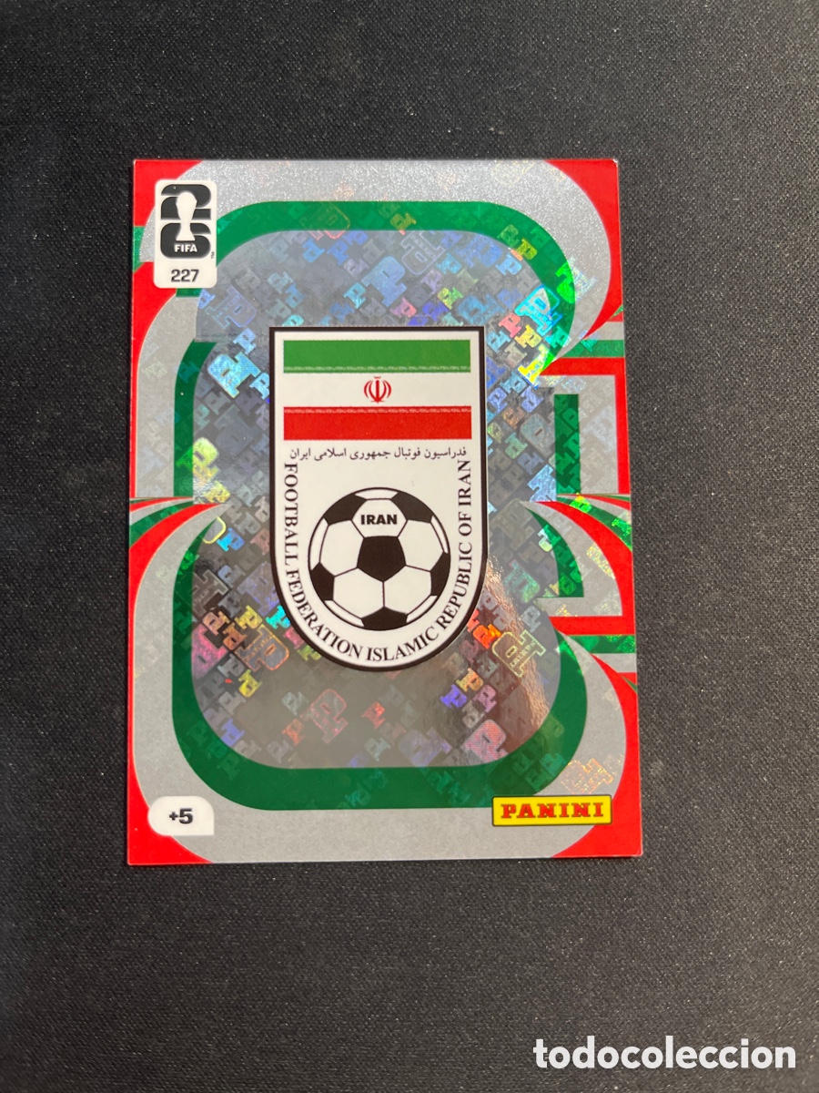 Cromos de F&uacute;tbol: Escudo 227 Iran Adrenalyn 2026 Mundial Fifa World Cup Panini