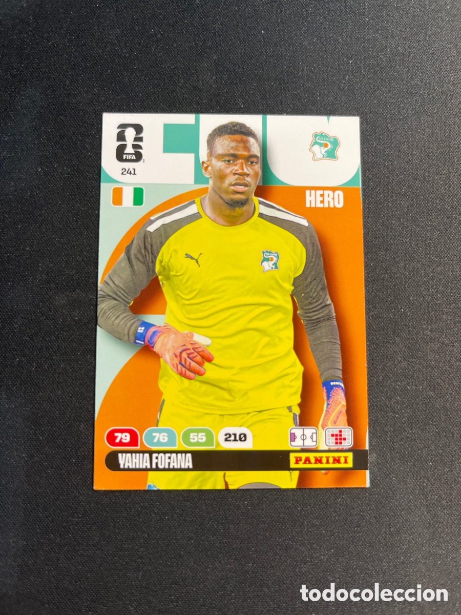 Cromos de F&uacute;tbol: Yahia Fofana 241 Costa de Marfil Hero Adrenalyn 2026 Mundial Fifa World Cup Panini