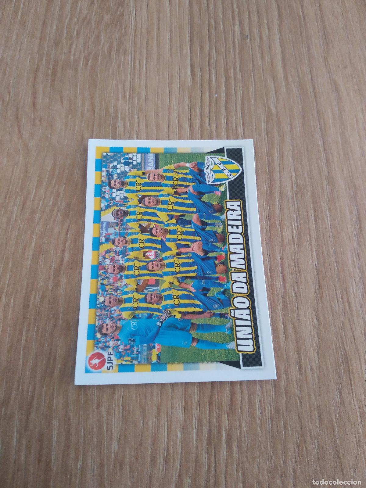 Cromos de F&uacute;tbol: 304 EQUIPO UNIAO DA MADEIRA CROMO FUTBOL PANINI LIGA PORTUGAL 2015-2016 FUTEBOL 15-16