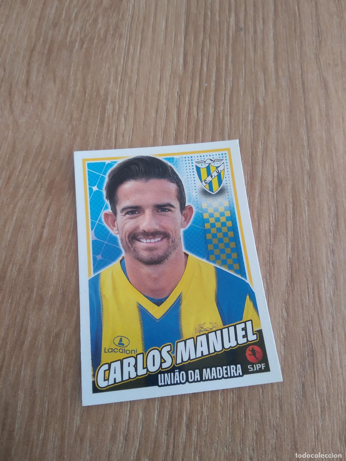 Cartes &agrave; collectionner de Football: 307 CARLOS MANUEL UNIAO DA MADEIRA CROMO FUTBOL PANINI LIGA PORTUGAL 2015-2016 FUTEBOL 15-16
