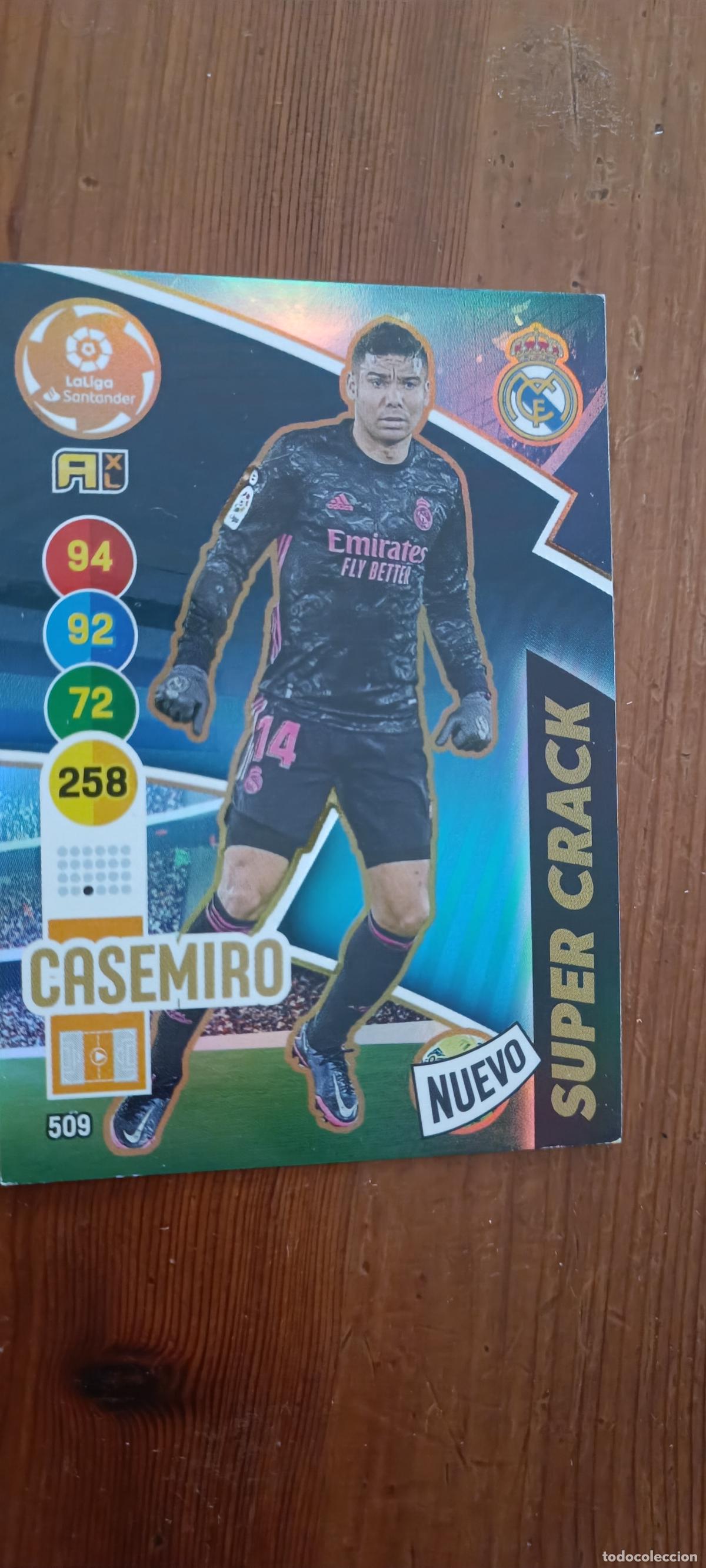 Cartes &agrave; collectionner de Football: CROMO n&ordm; 509 CASEMIRO REAL MADRID NUEVO SUPER CRACK ADRENALYN XL 2020-2021 DE PANINI