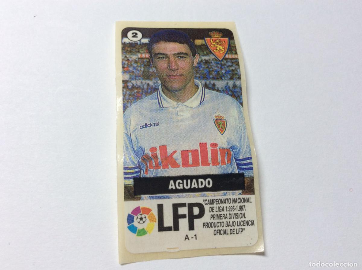 Cartes &agrave; collectionner de Football: Aguado Real Zaragoza CHICLES VIDAL 1996/97