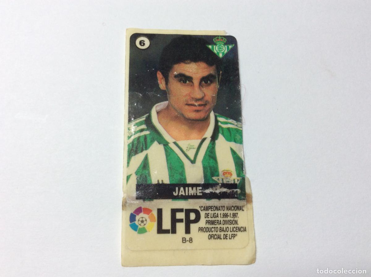 Cartes &agrave; collectionner de Football: Deteriorado Bjelica Real Betis CHICLES VIDAL 1996/97