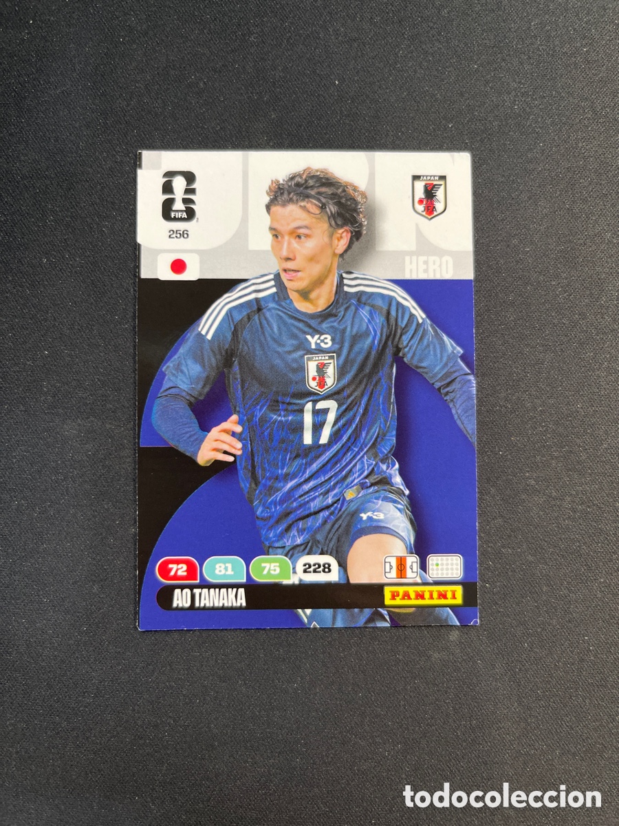 Cromos de F&uacute;tbol: Ao Tanaka 256 Japon Hero Adrenalyn 2026 Mundial Fifa World Cup Panini