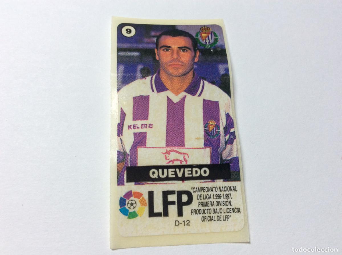 Cromos de F&uacute;tbol: Quevedo Real Valladolid CHICLES VIDAL 1996/97