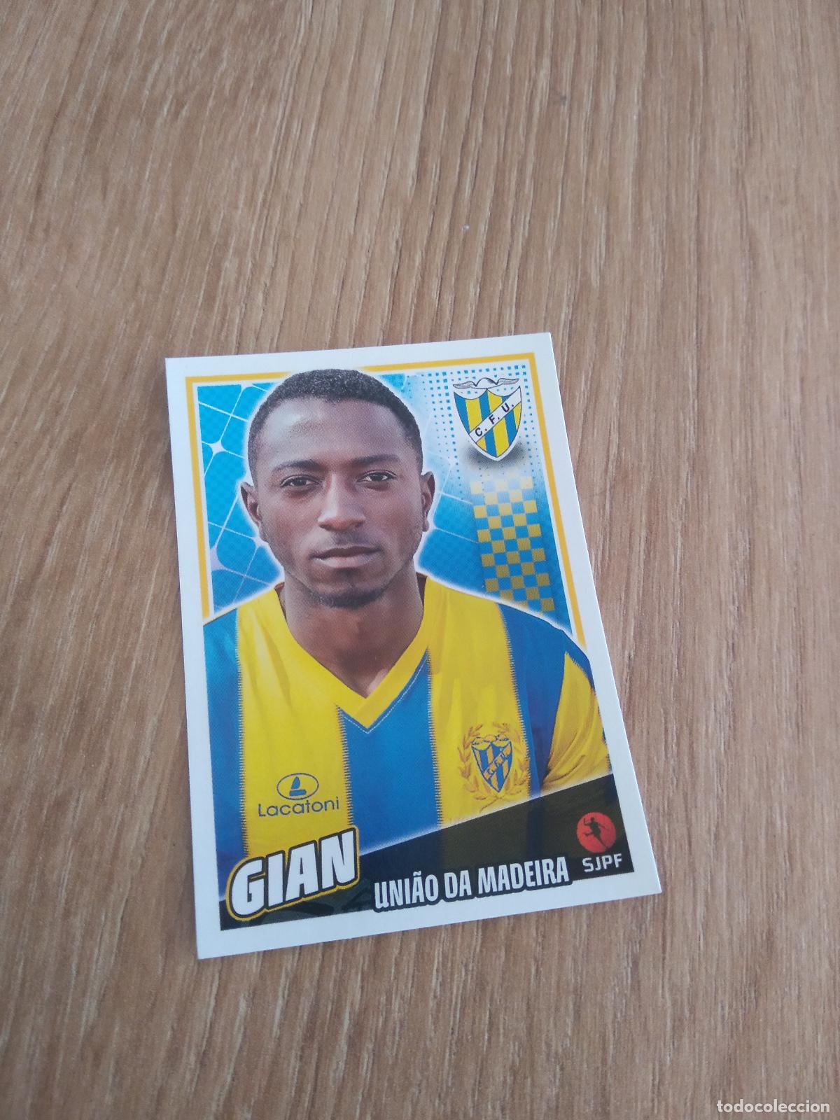 Cromos de F&uacute;tbol: 313 GIAN UNIAO DA MADEIRA CROMO FUTBOL PANINI LIGA PORTUGAL 2015-2016 FUTEBOL 15-16