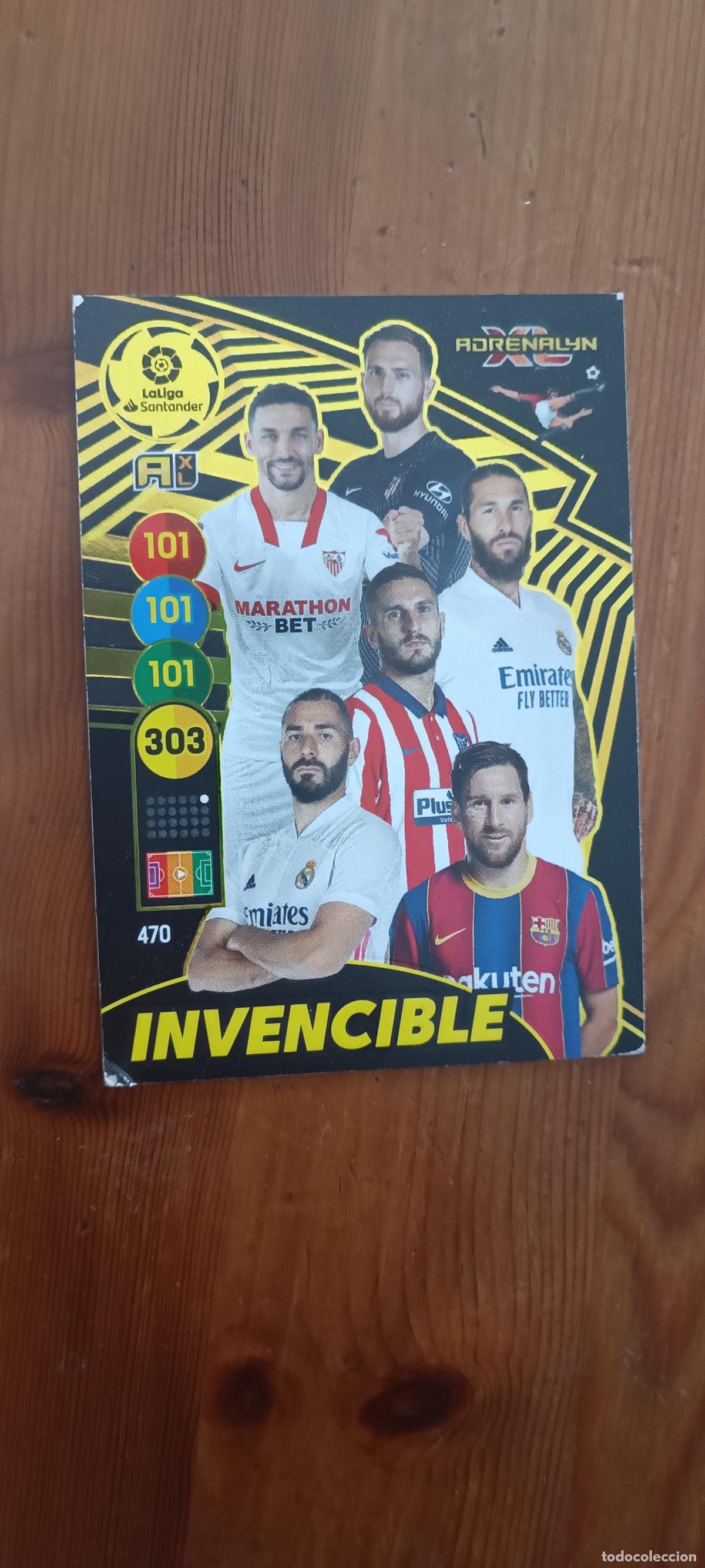 Cromos de F&uacute;tbol: CARD INVENCIBLE 470 BALON DE ORO ADRENALYN XL LIGA 2020/21 20 21 PANINI