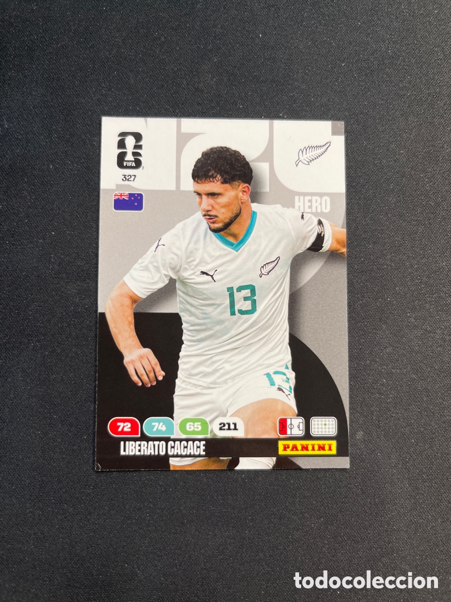 Cromos de F&uacute;tbol: Liberato Cacace 327 Nueva Zelanda Hero Adrenalyn 2026 Mundial Fifa World Cup Panini