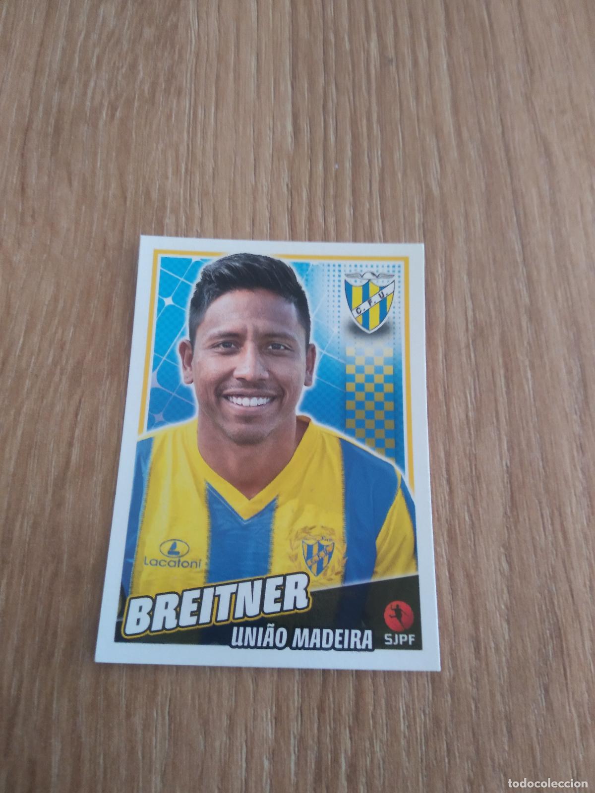 Cromos de F&uacute;tbol: 316 BREITNER UNIAO DA MADEIRA CROMO FUTBOL PANINI LIGA PORTUGAL 2015-2016 FUTEBOL 15-16