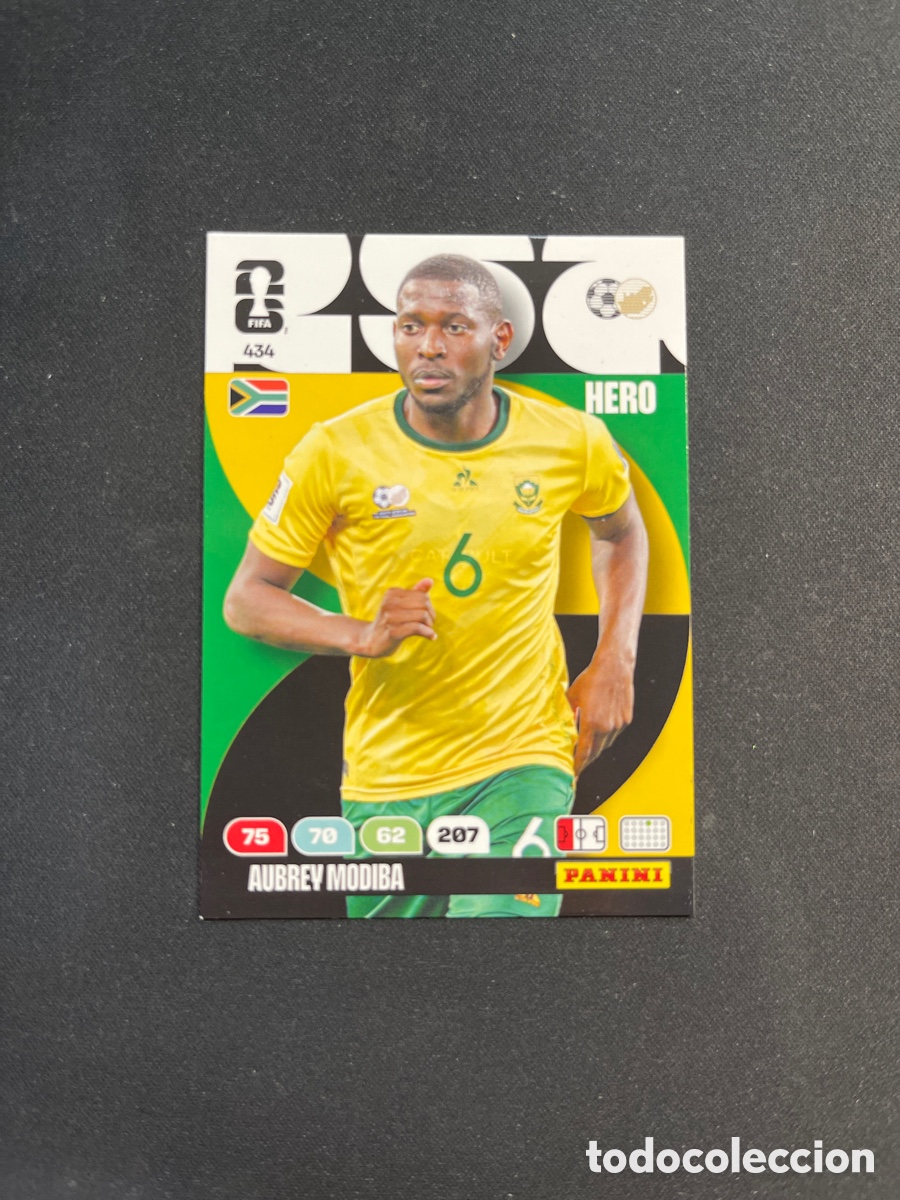 Cromos de F&uacute;tbol: Aubrey Modiba 434 Sudafrica Hero Adrenalyn 2026 Mundial Fifa World Cup Panini