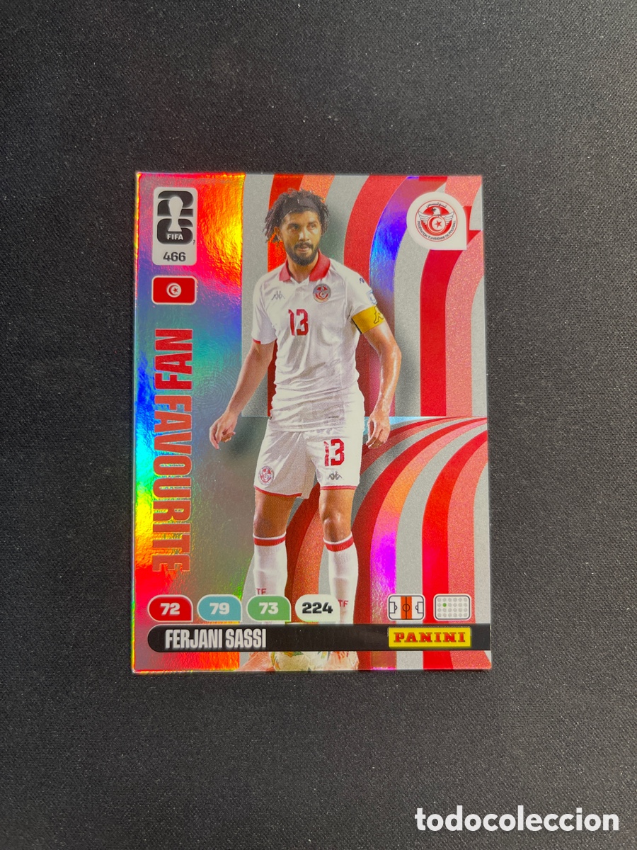 Cromos de Futebol: Ferjani Sassi 466 Tunez Fan Favourite Adrenalyn 2026 Mundial Fifa World Cup Panini