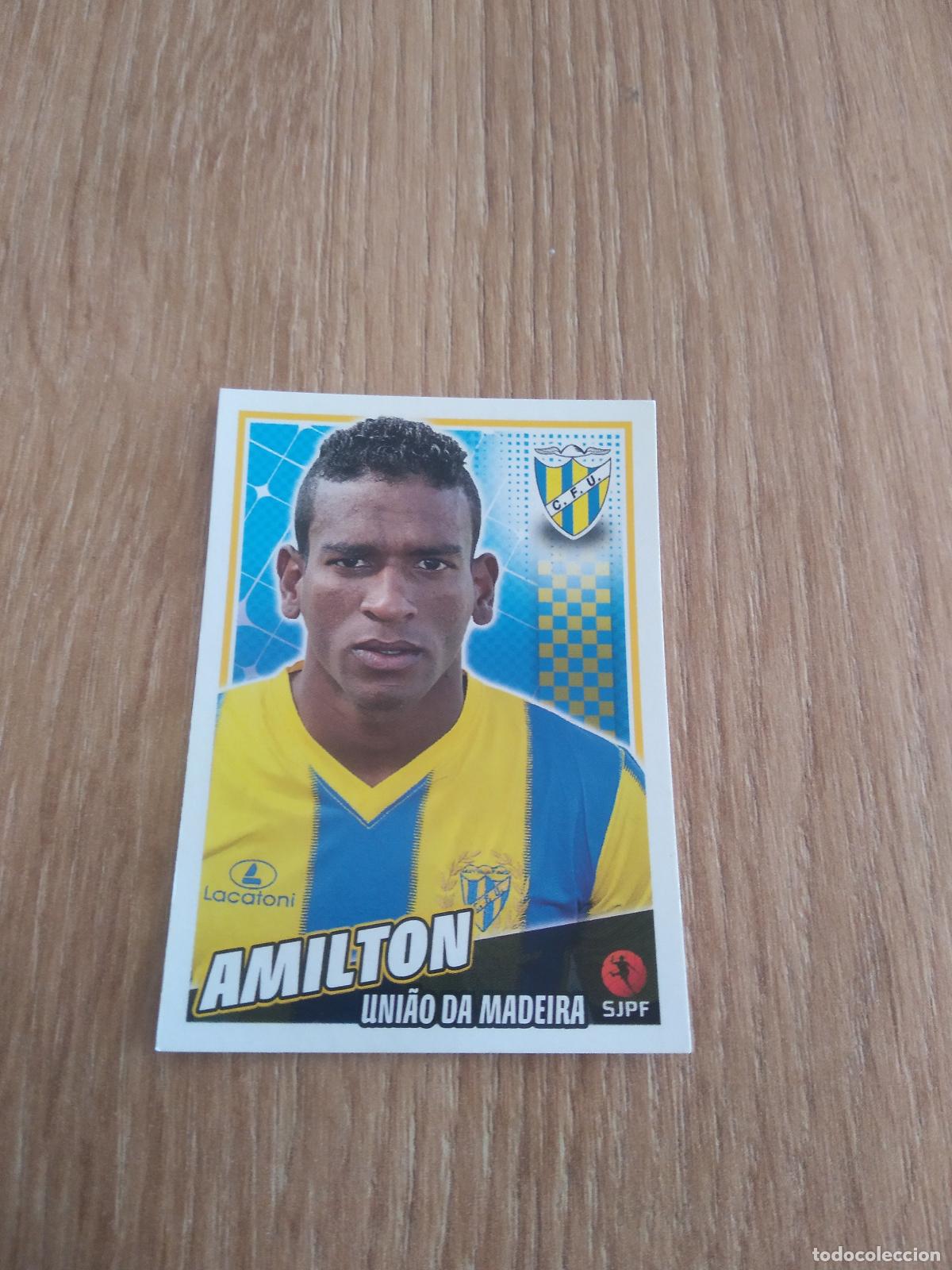 Cromos de F&uacute;tbol: 317 AMILTON UNIAO DA MADEIRA CROMO FUTBOL PANINI LIGA PORTUGAL 2015-2016 FUTEBOL 15-16