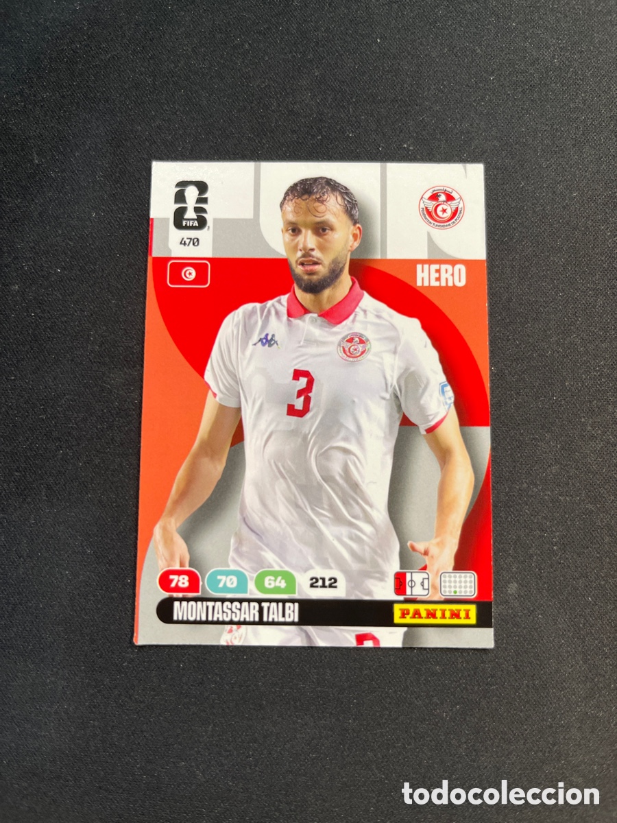 Cromos de F&uacute;tbol: Montassar Talbi 470 Tunez Hero Adrenalyn 2026 Mundial Fifa World Cup Panini