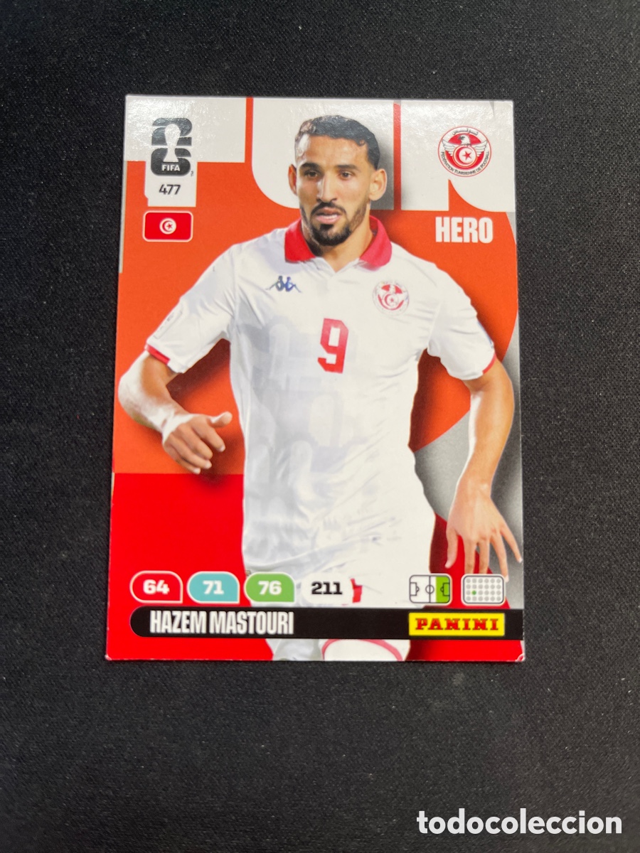 Cromos de F&uacute;tbol: Hazem Mastouri 477 Tunez Hero Adrenalyn 2026 Mundial Fifa World Cup Panini
