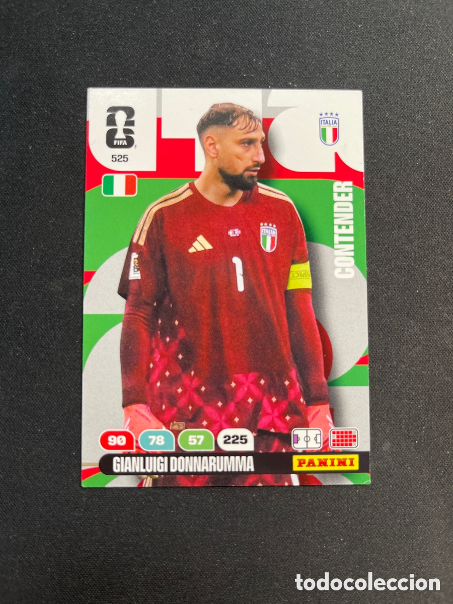 Cartes &agrave; collectionner de Football: Gianluigi Donnarumma 525 Italia Contender Adrenalyn 2026 Mundial Fifa World Cup Panini