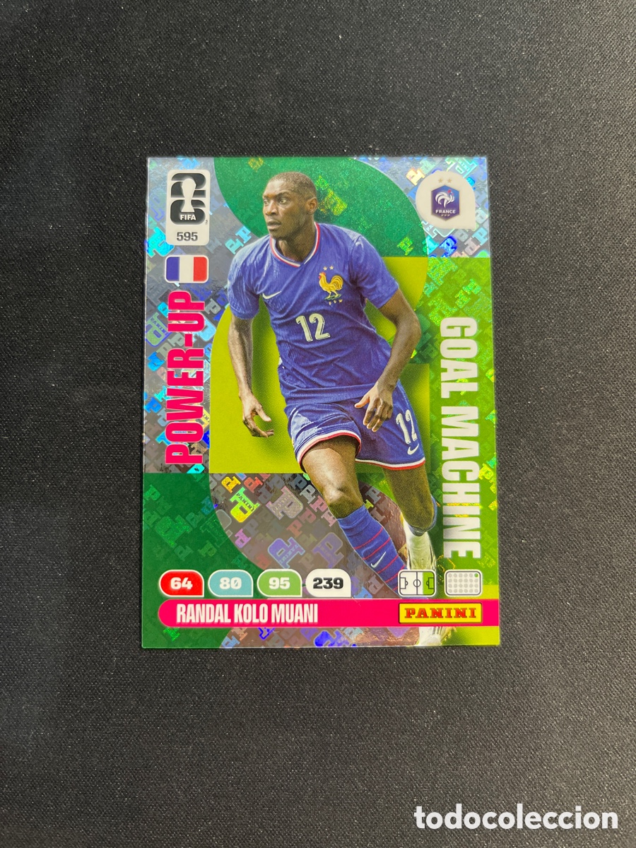 Cromos de F&uacute;tbol: Randal Kolo Muani 595 Francia Goal Machine Adrenalyn 2026 Mundial Fifa World Cup Panini