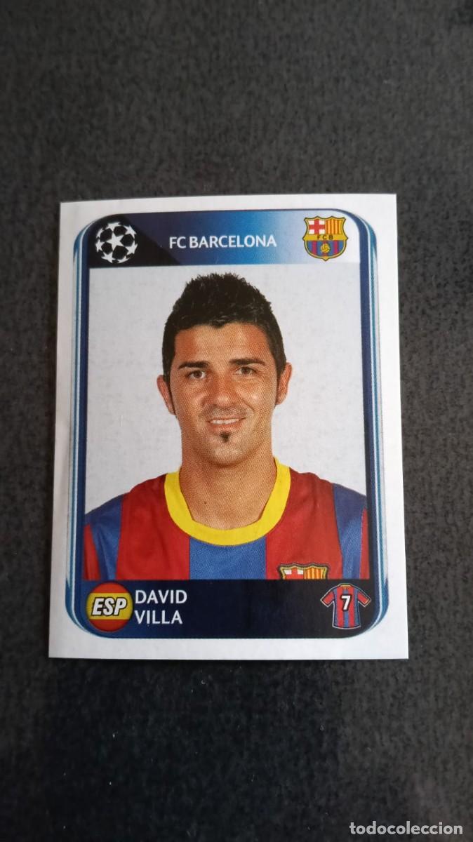 Cromos de F&uacute;tbol: Panini Champions 10 11 2010 2011 Villa 225 Barcelona