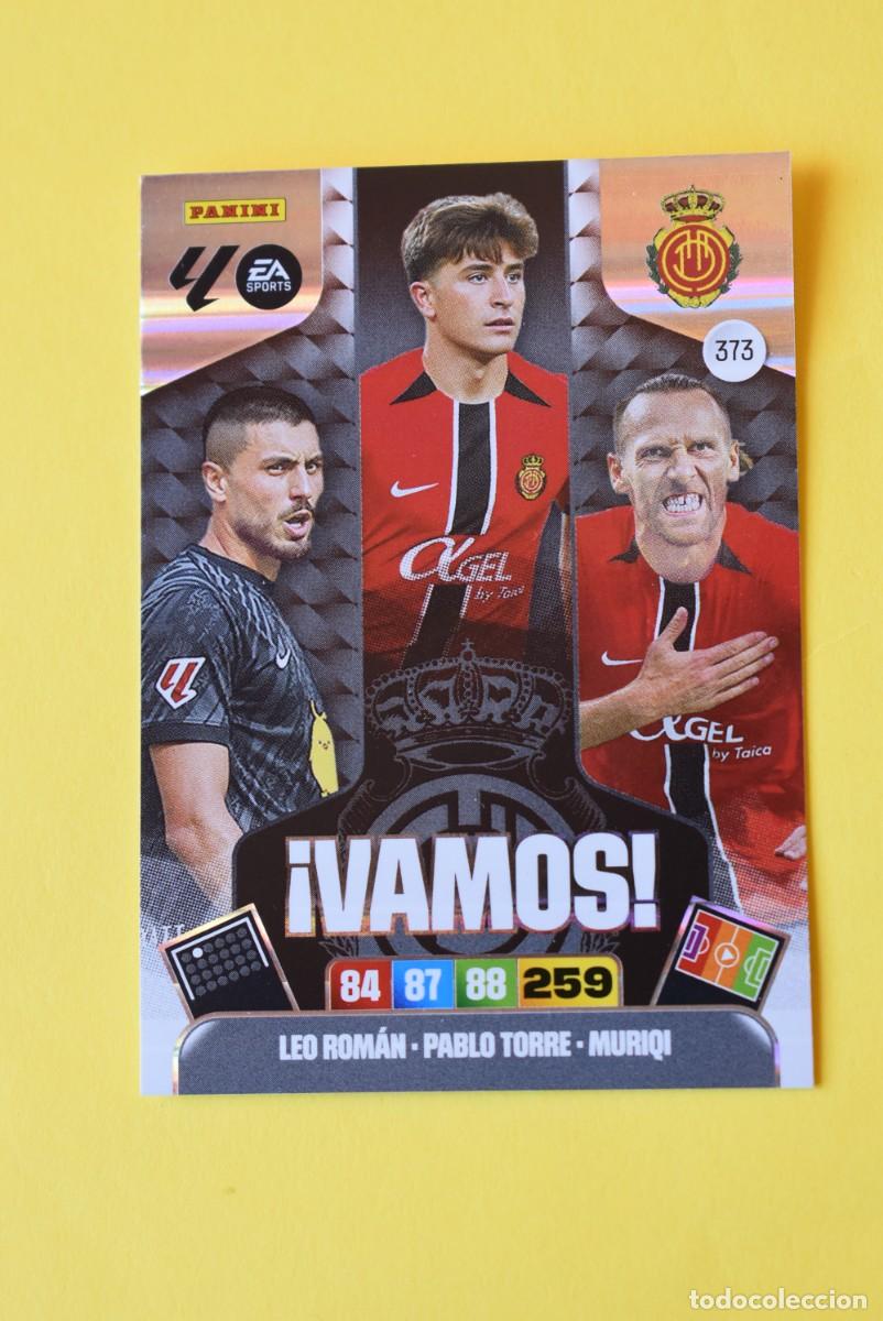 Cromos de F&uacute;tbol: Cromo Adrenalyn XL. 2025 2026. 25 26. &iexcl;Vamos!. Mallorca. N &ordm; 373. sin activar. Panini