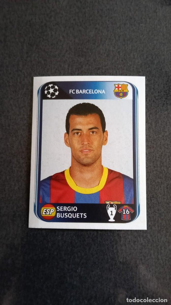 Cromos de F&uacute;tbol: Panini Champions 10 11 2010 2011 Busquets 217 Barcelona