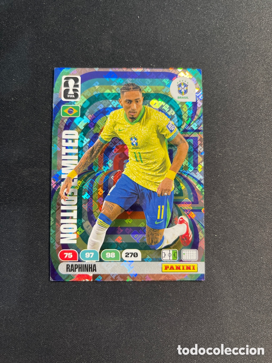 Cromos de F&uacute;tbol: Raphinha Brasil Limited Edition Adrenalyn 2026 Mundial Fifa World Cup Panini
