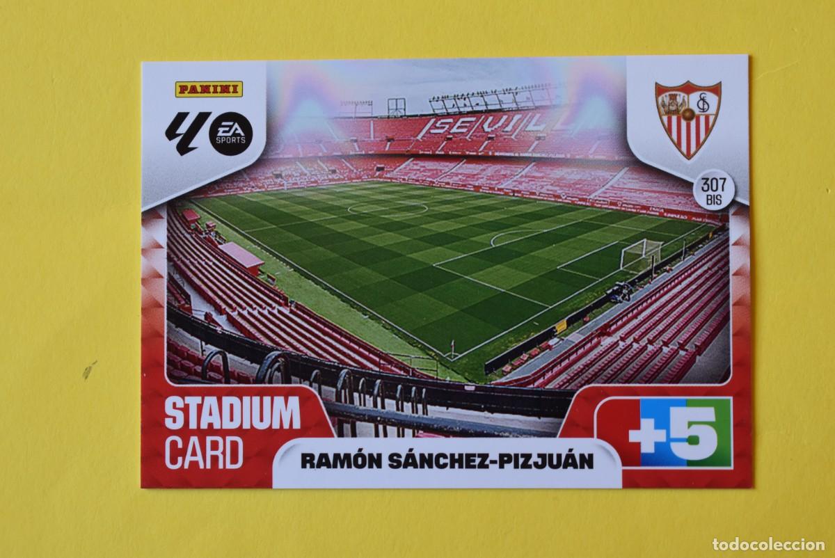 Cromos de F&uacute;tbol: Cromo Adrenalyn XL. 2025 2026. 25 26. Stadium Card. Sevilla. N &ordm; 307 BIS C&oacute;digo sin activar