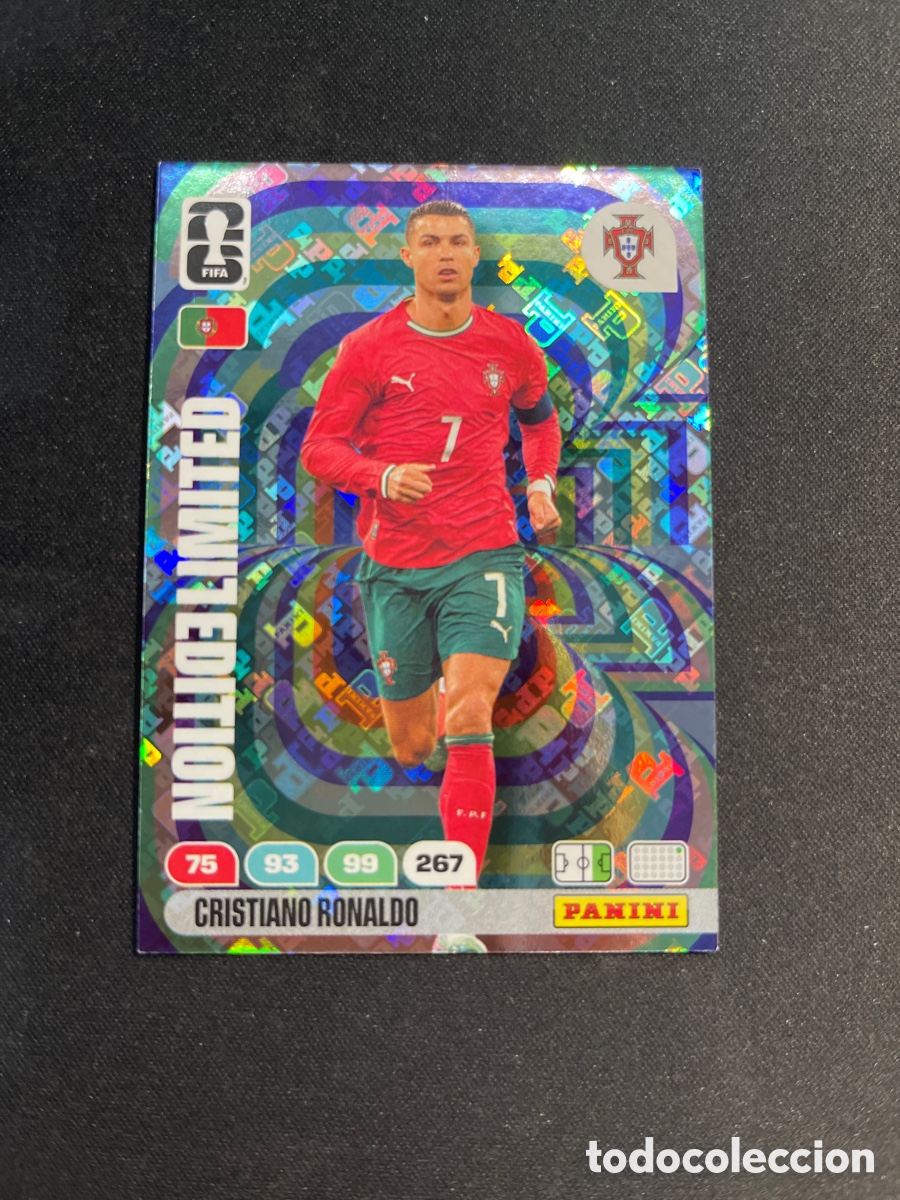 Cromos de F&uacute;tbol: Cristiano Ronaldo Portugal Limited Edition Adrenalyn 2026 Mundial Fifa World Cup Panini