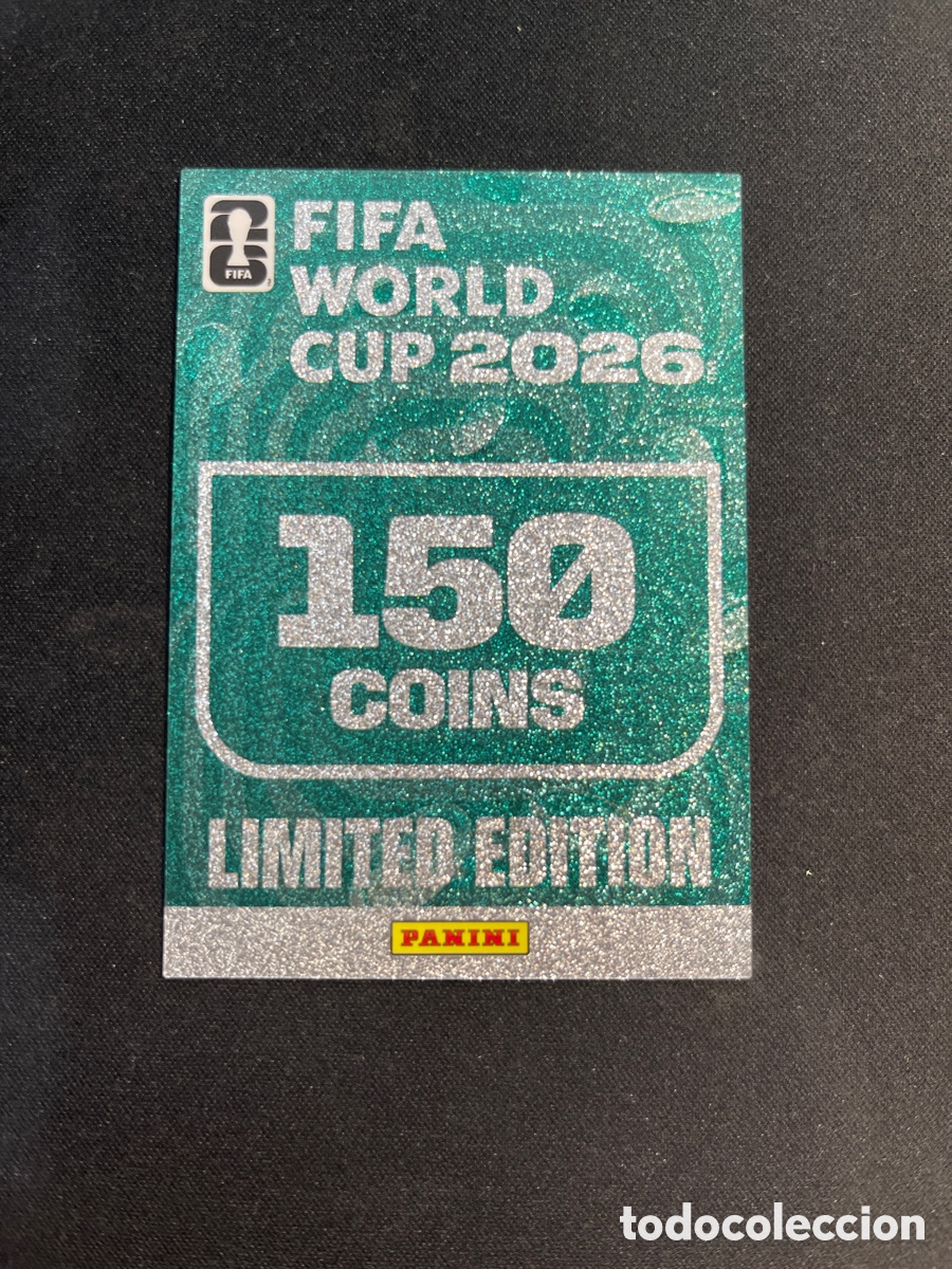Cromos de F&uacute;tbol: 150 Coins Limited Edition Adrenalyn 2026 Mundial Fifa World Cup Panini