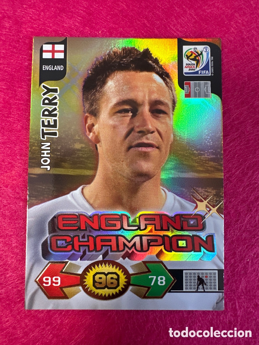 Cartes &agrave; collectionner de Football: TERRY (INGLATERRA) CHAMPION ADRENALYN FIFA WORLD CUP SOUTH &Aacute;FRICA 2010 PANINI TRADING CARD