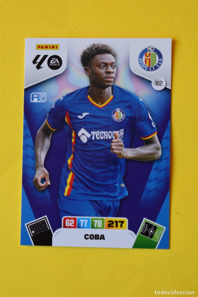 Cromos de F&uacute;tbol: Cromo Adrenalyn XL. 2025 2026. 25 26. Coba. Getafe. N &ordm; 162. C&oacute;digo sin activar. Panini
